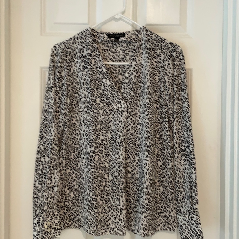 Banana Republic Animal Print Blouse
